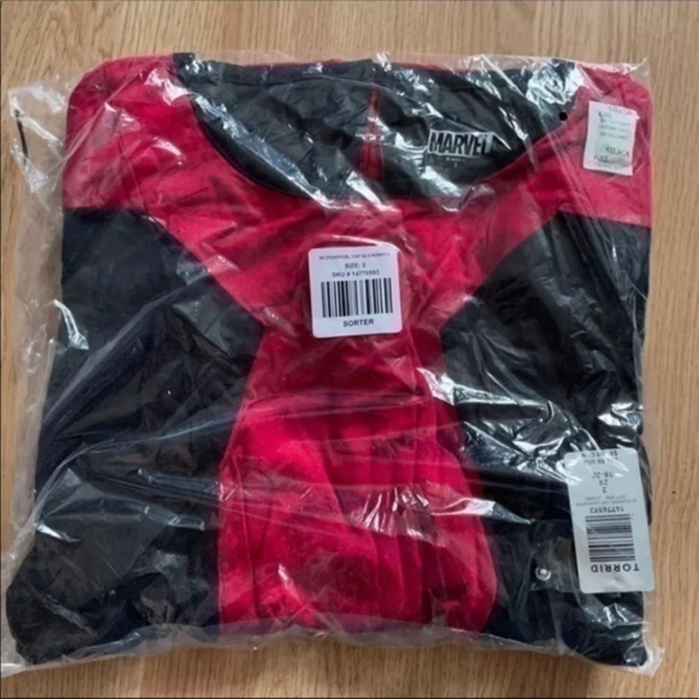 Torrid X Deadpool Romper Size 2 - Picture 2 of 5